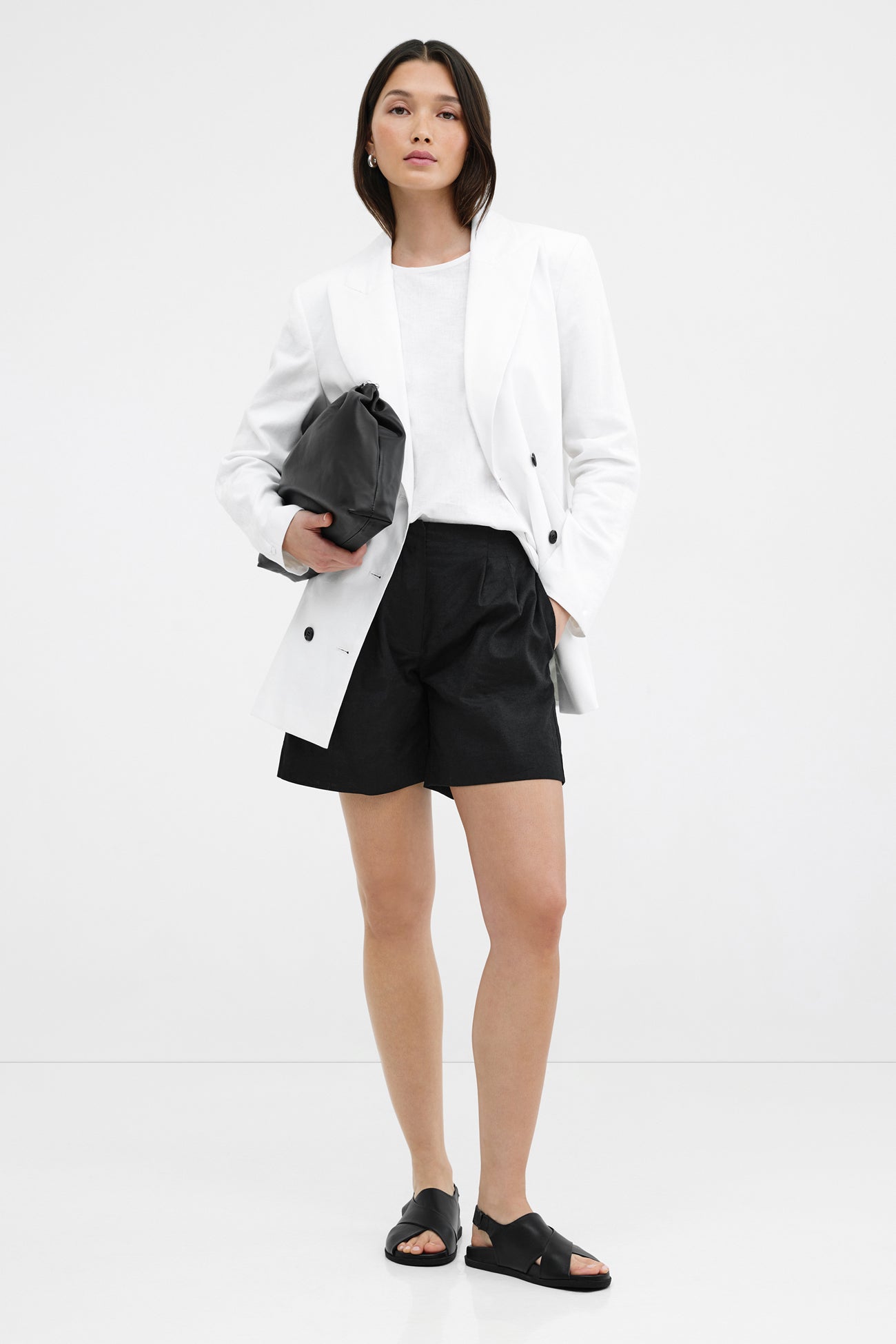 Linden Blazer | White