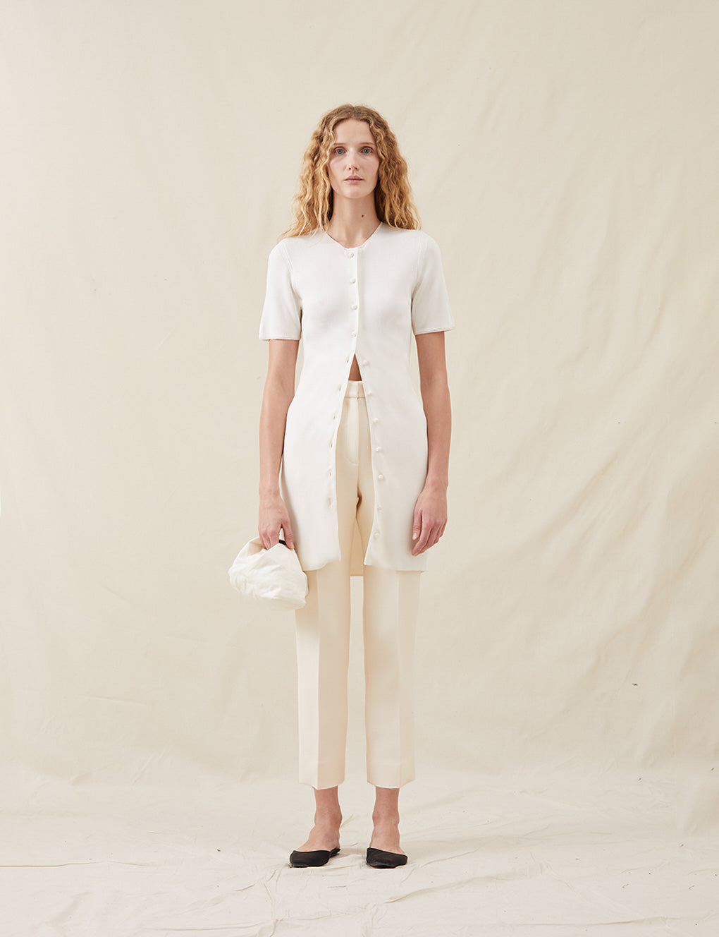 Womens | The Knit Mini Dress | Ivory