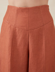 Womens | The Corset Pants | Terracotta