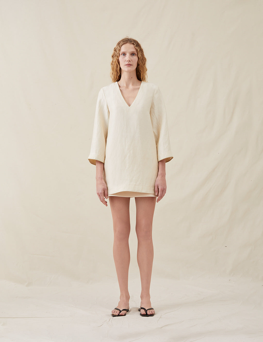 Womens | The Mini Caftan | Straw