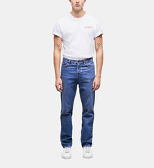 Straight-Cut Jeans | Men | Blue Denim