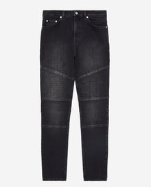 Slim Biker Jeans | Men | Black Washed