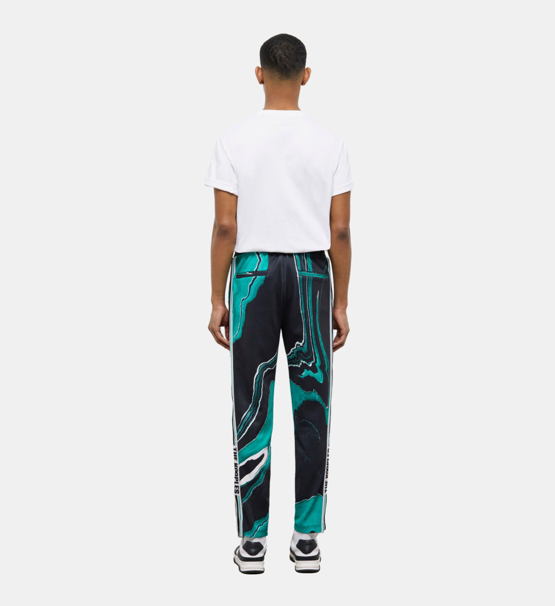 Printed Joggers | Men | Black x Green