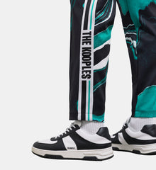 Printed Joggers | Men | Black x Green