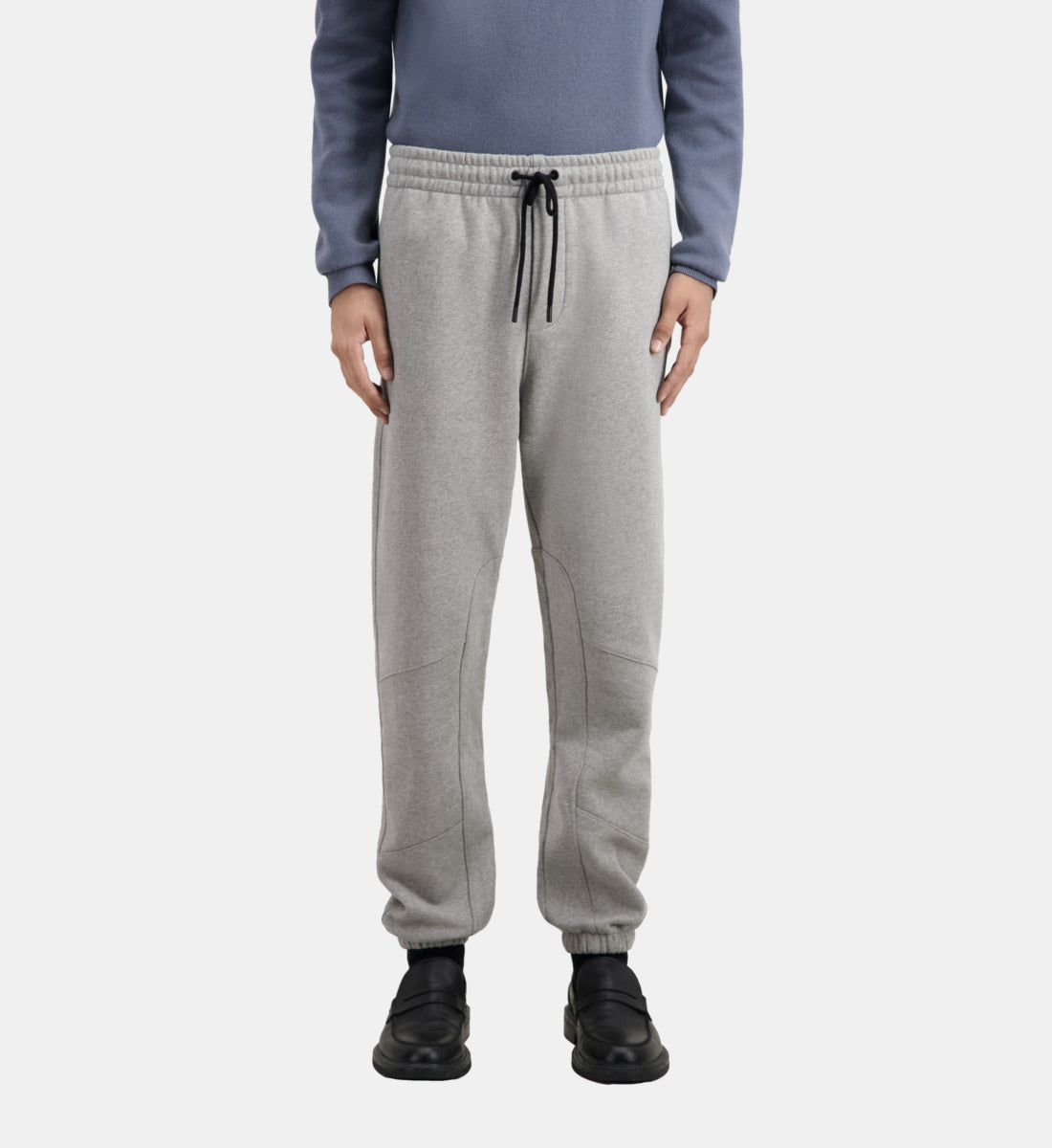 Biker Tracksuit Trousers | Men | Grey Melange