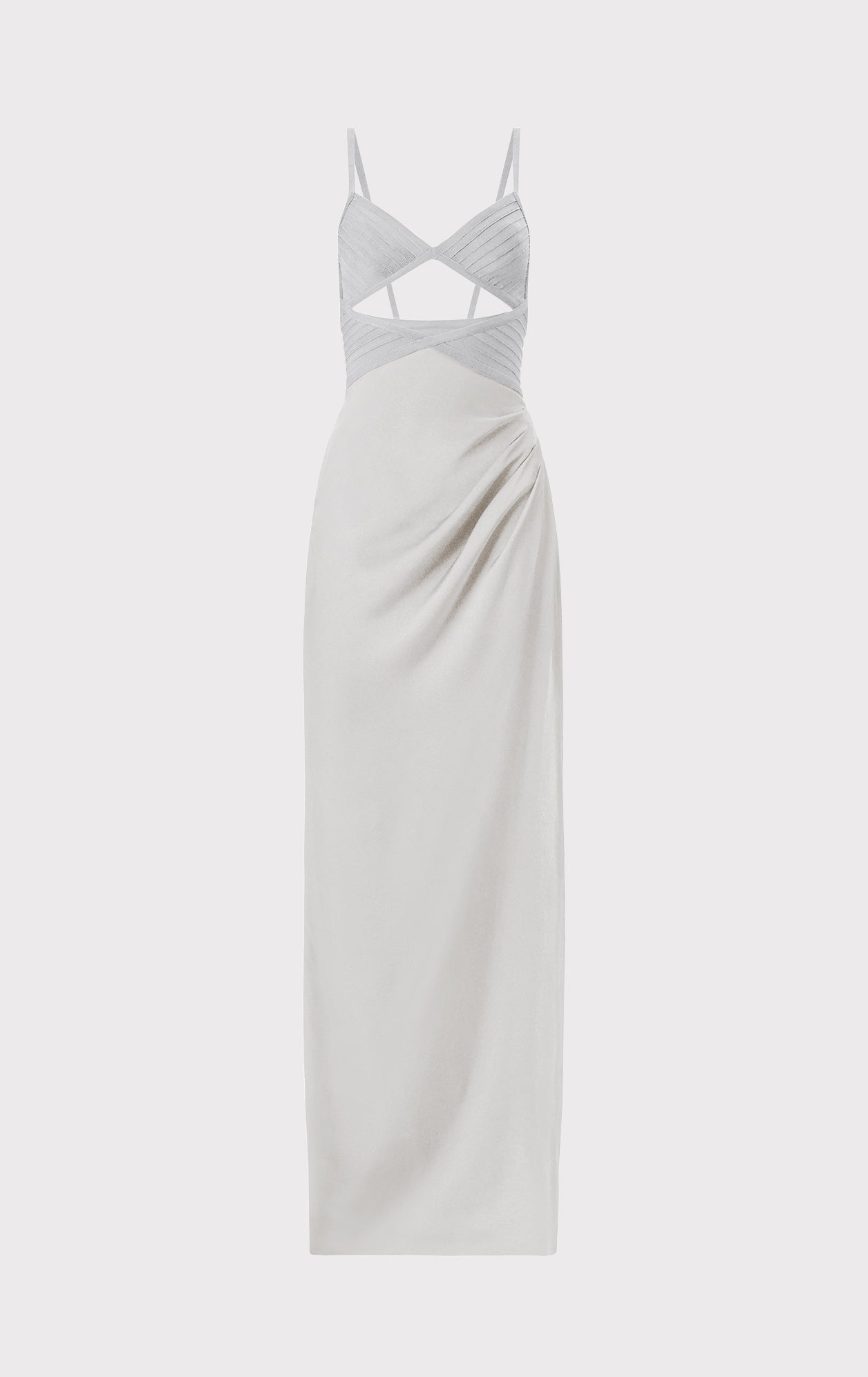 Hervé Léger X Law Roach Draped Cutout Gown | Mercury