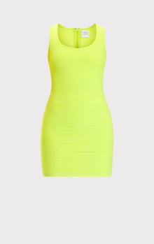 The Leah Dress | Neon Green