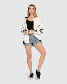 Women | Hold Me Close Letterman Bomber | Off-White