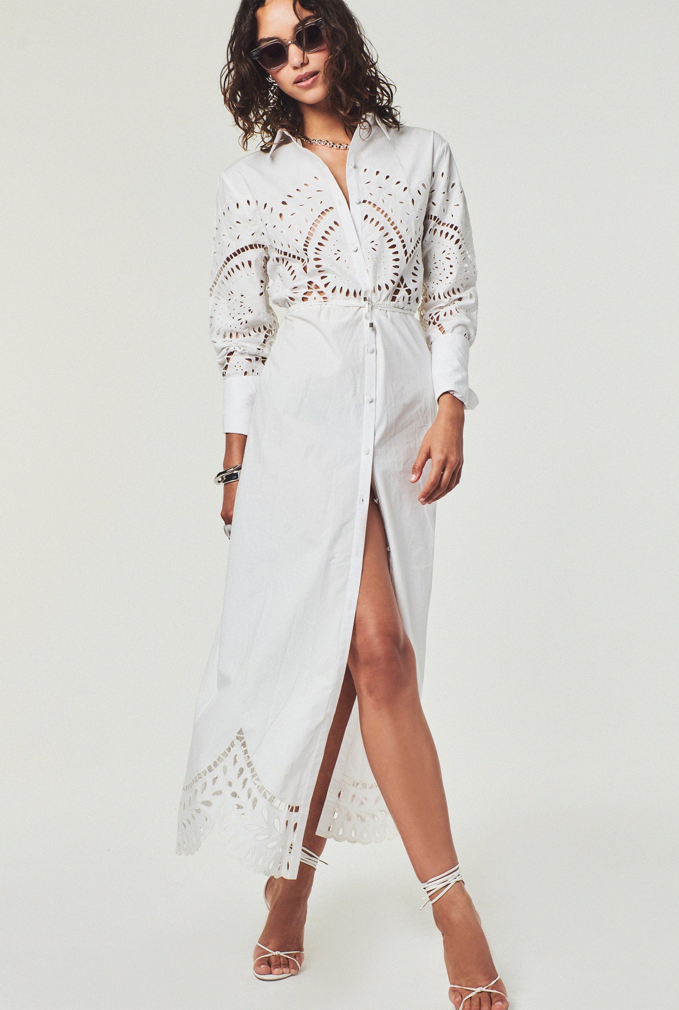 Aisha Long Shirt Dress