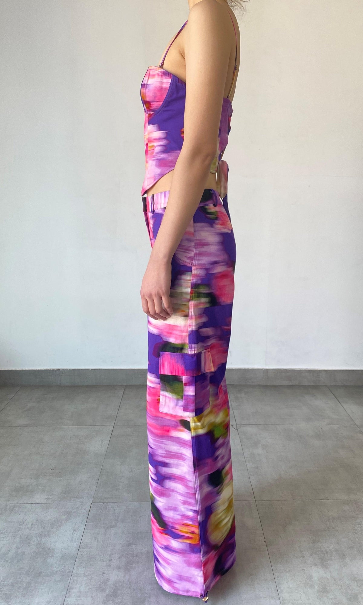 Womens | Anay Cotton Top | Purple Multi
