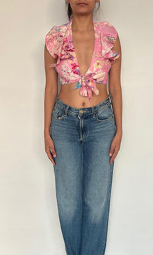 Womens | April Viscose Crepe Top | Pink