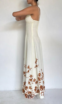 Hemant And Nandita | Ayra Cotton Cambric Maxi Dress | Ivory