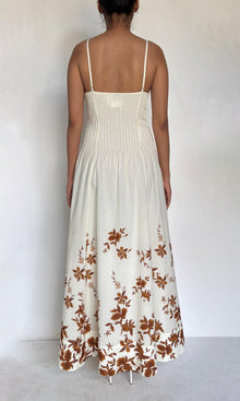 Hemant And Nandita | Ayra Cotton Cambric Maxi Dress | Ivory