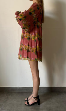 Womens | Inv Flat Chiffon Flowy Silhouette Short Dress | Peach