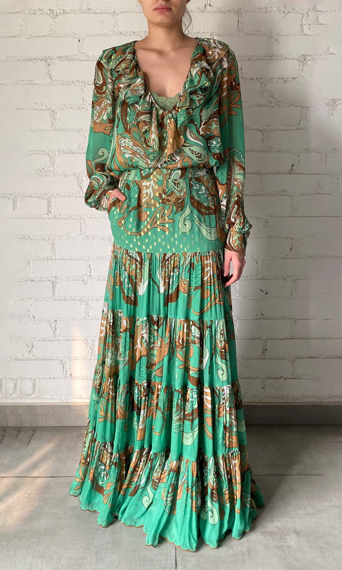 Womens | Jash Viscose Top | Green