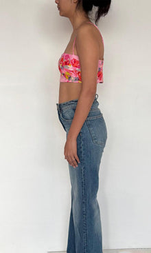 Womens | Rosa Cotton Linen Banduea | Pink