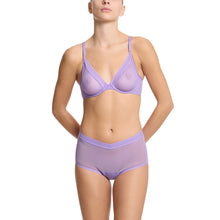 Unlined Mesh Underwire Bra | Grape Juice (Purple)