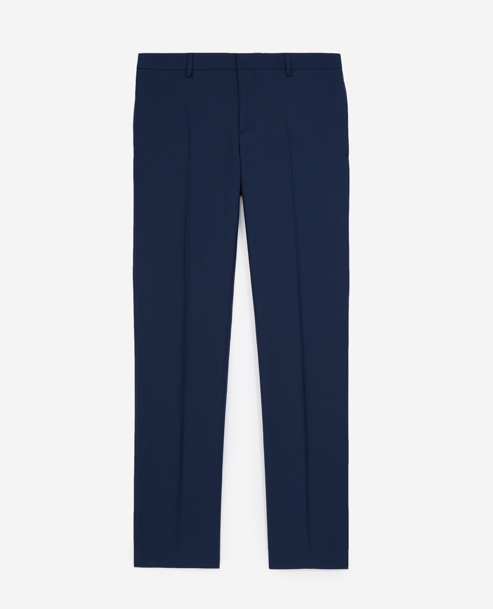 Wool Suit Pants | Men | Navy Blue