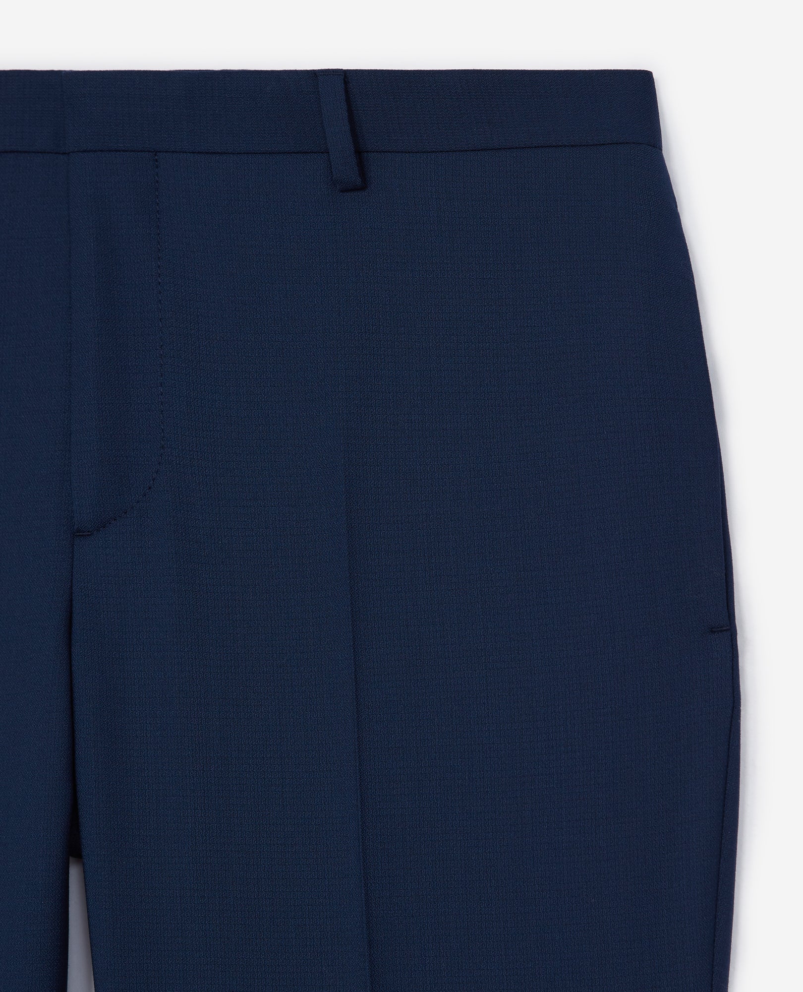 Wool Suit Pants | Men | Navy Blue