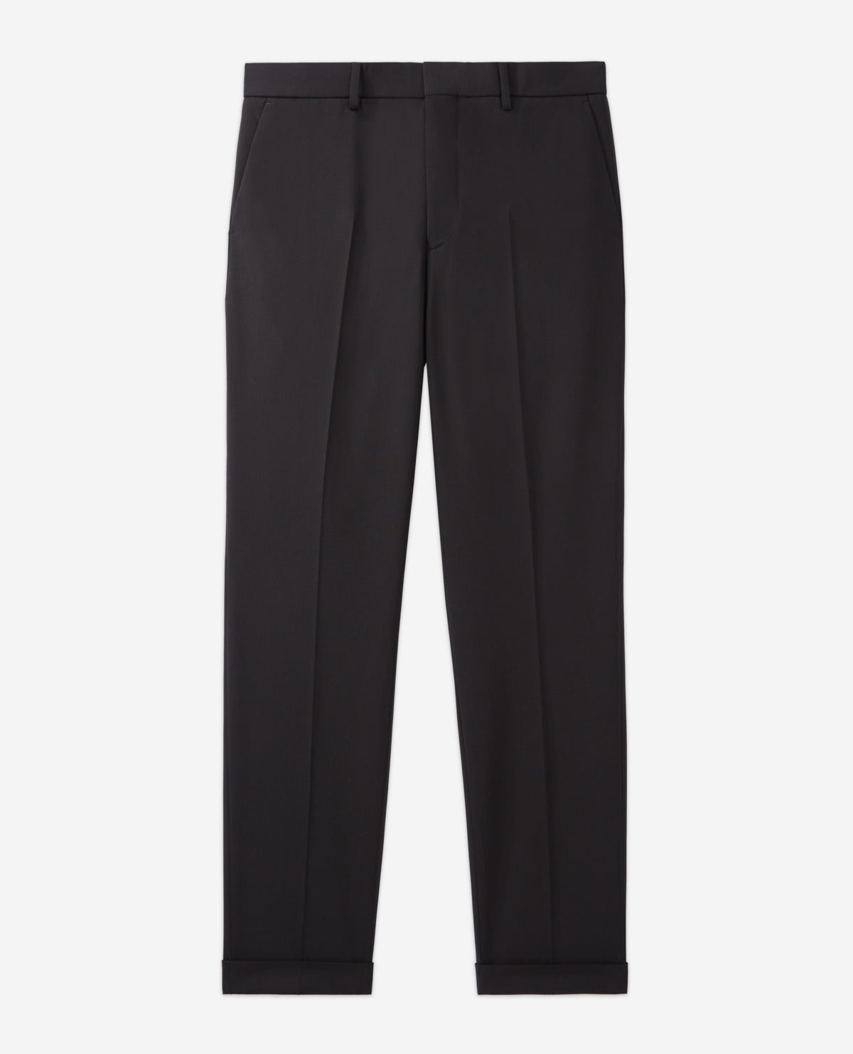 Summer Wool Suit Pants | Men | Black