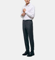 Gray Wool Suit Pants | Men | Grey