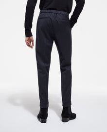 Blue Wool Suit Pants | Men | Navy x White