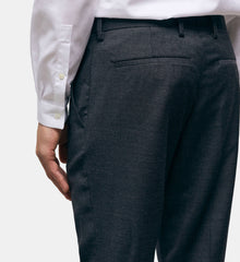 Wool Suit Pants | Men | Black