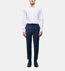 Wool Suit Pants | Men | Navy Blue