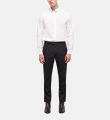 Satin Suit Pants | Men | Black