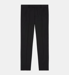 Satin Suit Pants | Men | Black