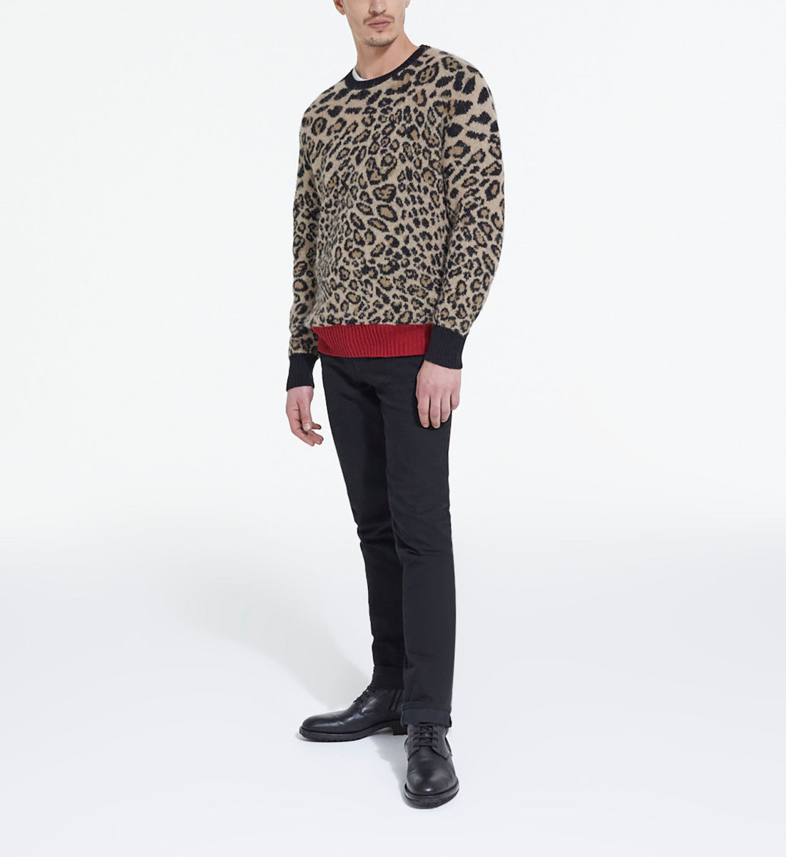 Print Sweater | Men | Leopard