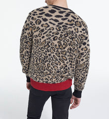 Print Sweater | Men | Leopard