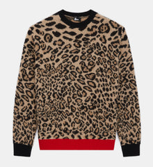 Print Sweater | Men | Leopard