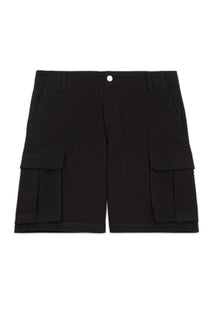 Organic Cotton Shorts W/ Cargo Pockets | Men | Black