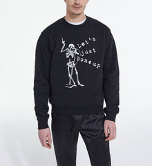 Screen Print Sweatshirt | Men | Black