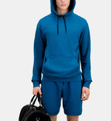 Hoodie With Logo | Men | Medium Blue