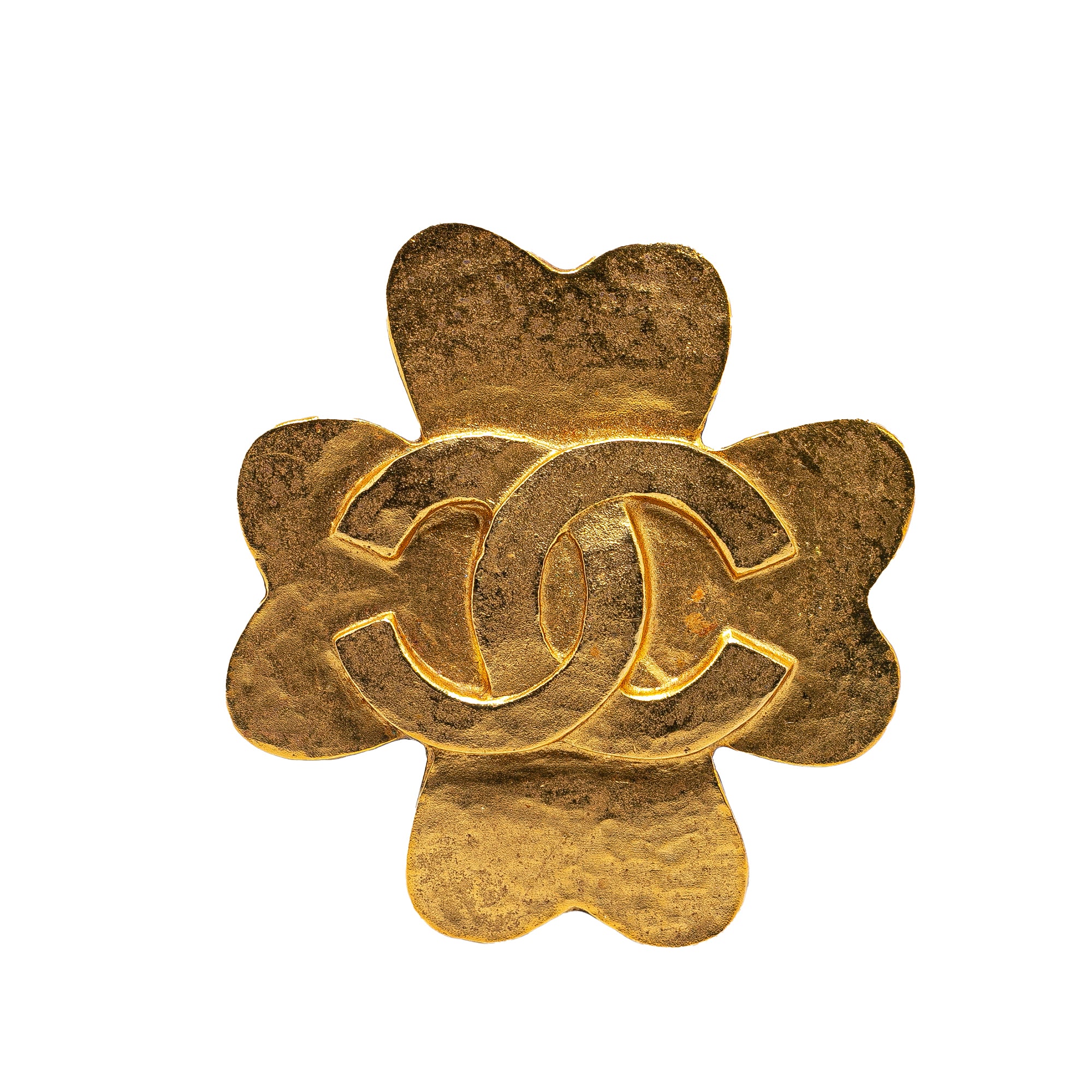 Chanel Pre-Owned Gold Plated CC Brooch | Women | Gold (V1)