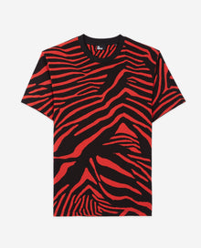 Printed T-Shirt | Men | Red x Black