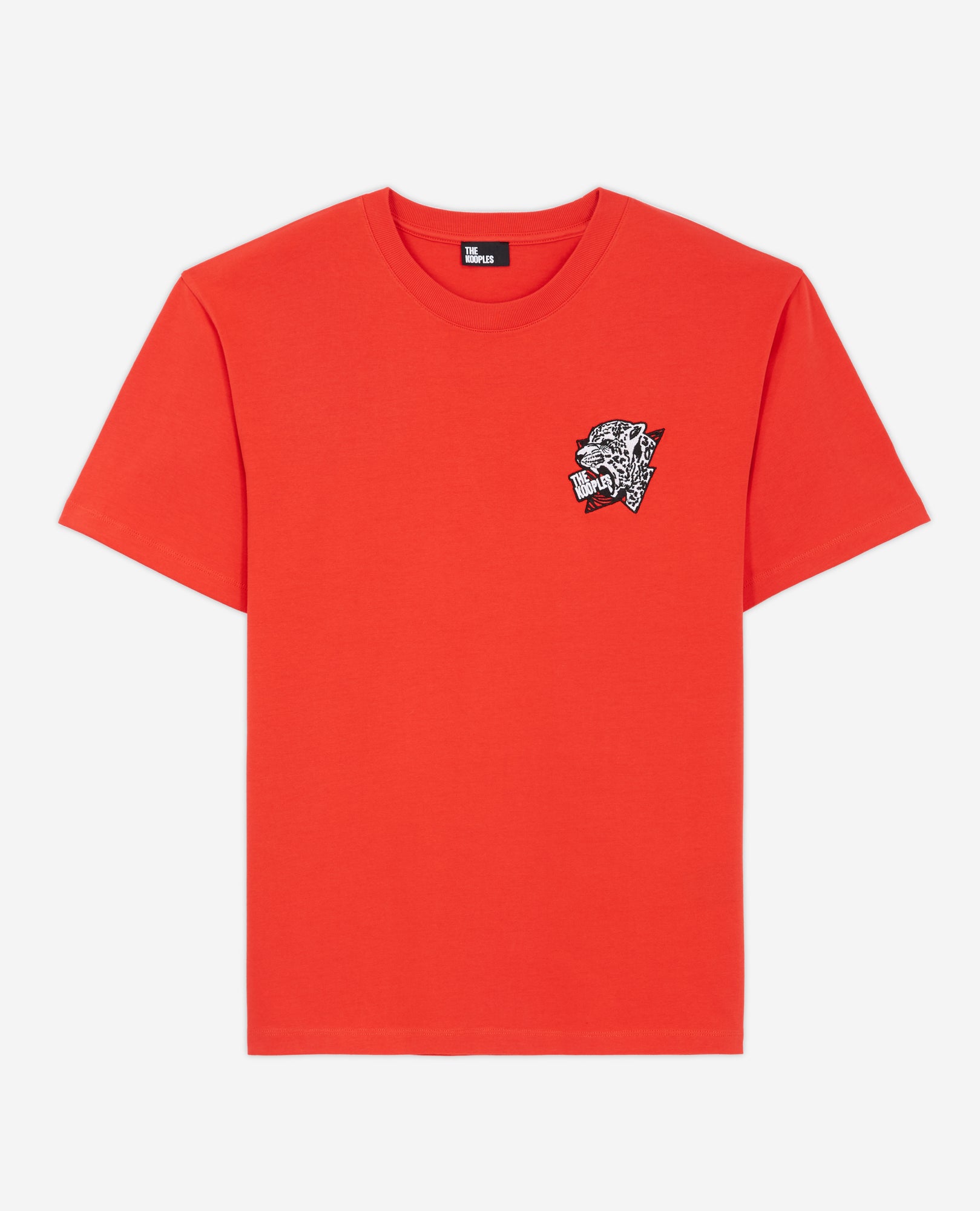 Tiger Screen Print T-Shirt | Men | Red