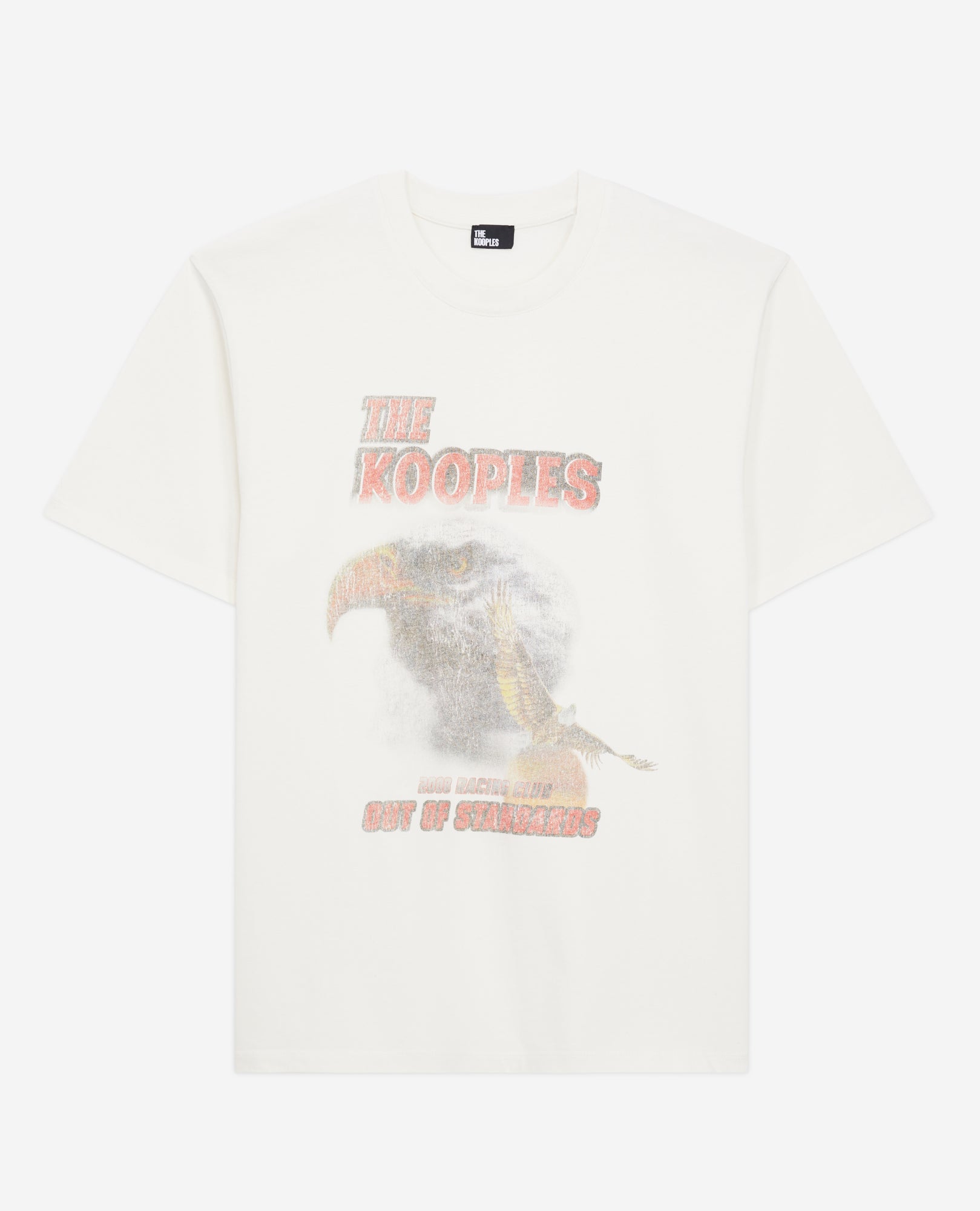 T-Shirt With Eagle Serigraphy | Men | Ecru