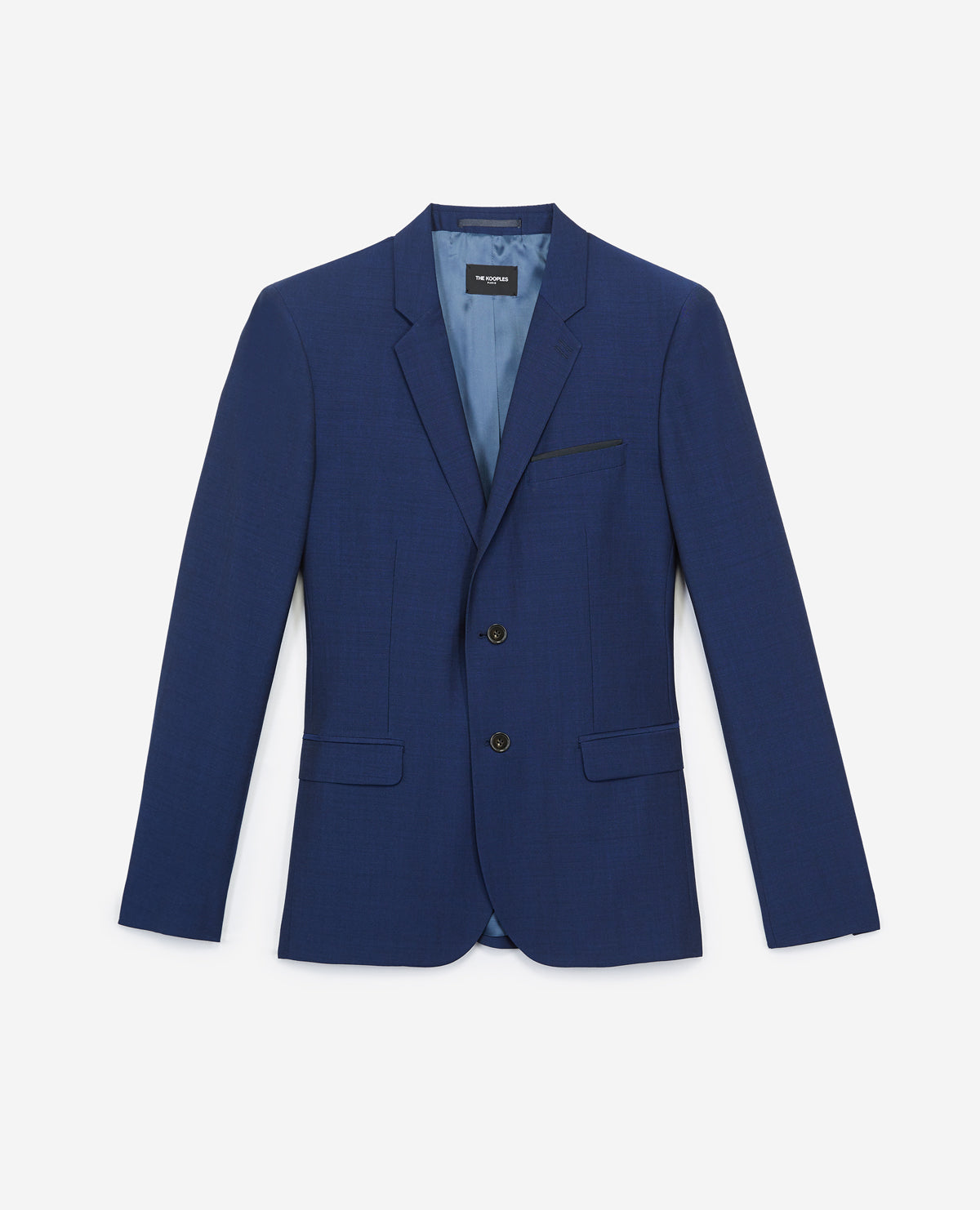 Wool Blend Formal Jacket | Men | Blue