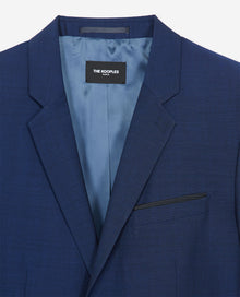 Wool Blend Formal Jacket | Men | Blue