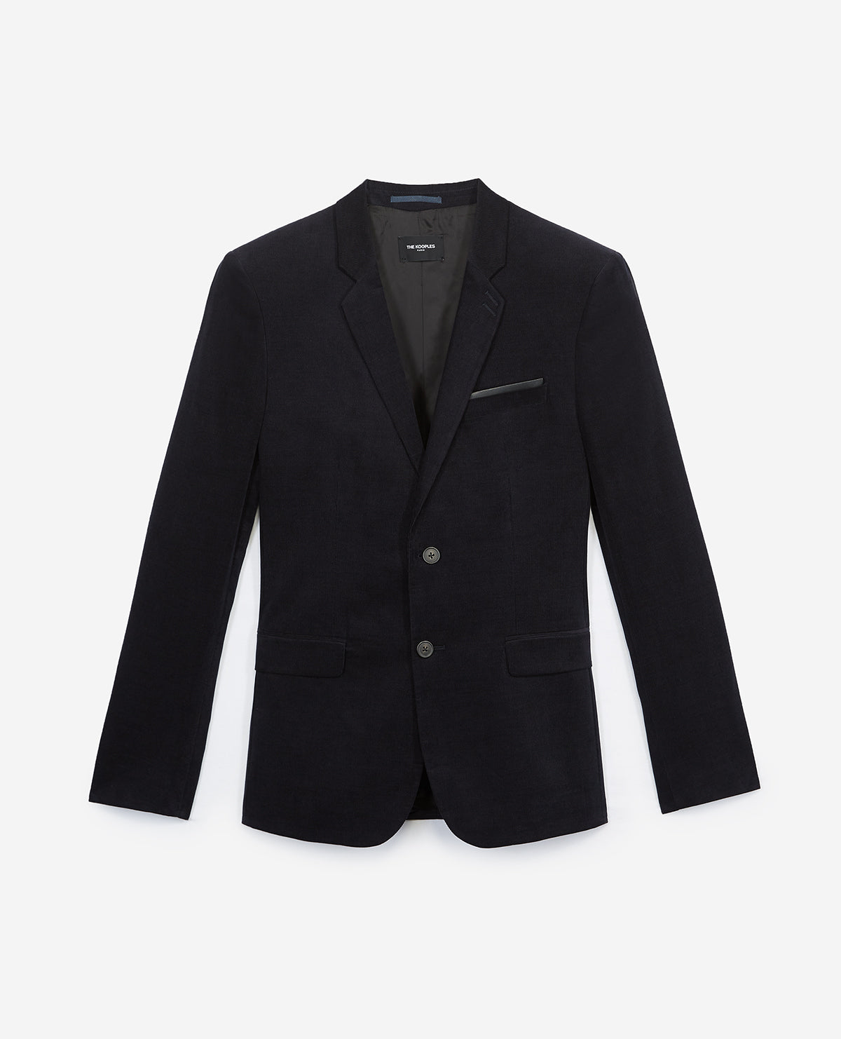 Formal Blue Velvet Jacket, Slim Fit | Men | Dark Navy