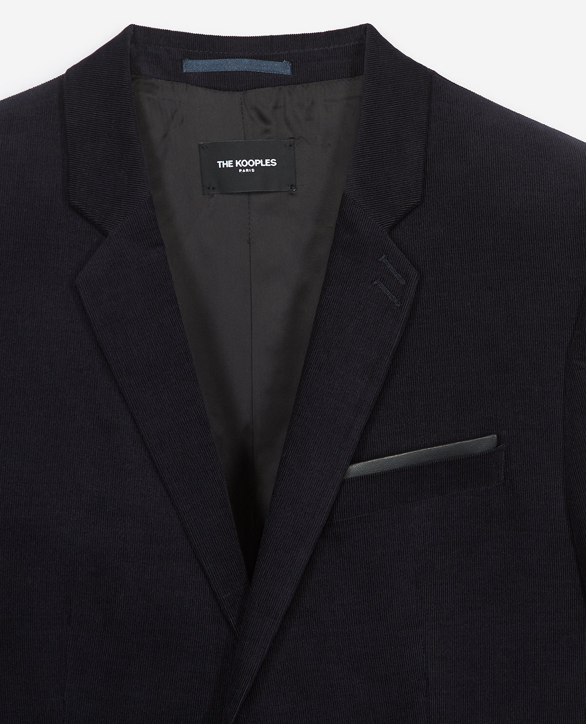 Formal Blue Velvet Jacket, Slim Fit | Men | Dark Navy