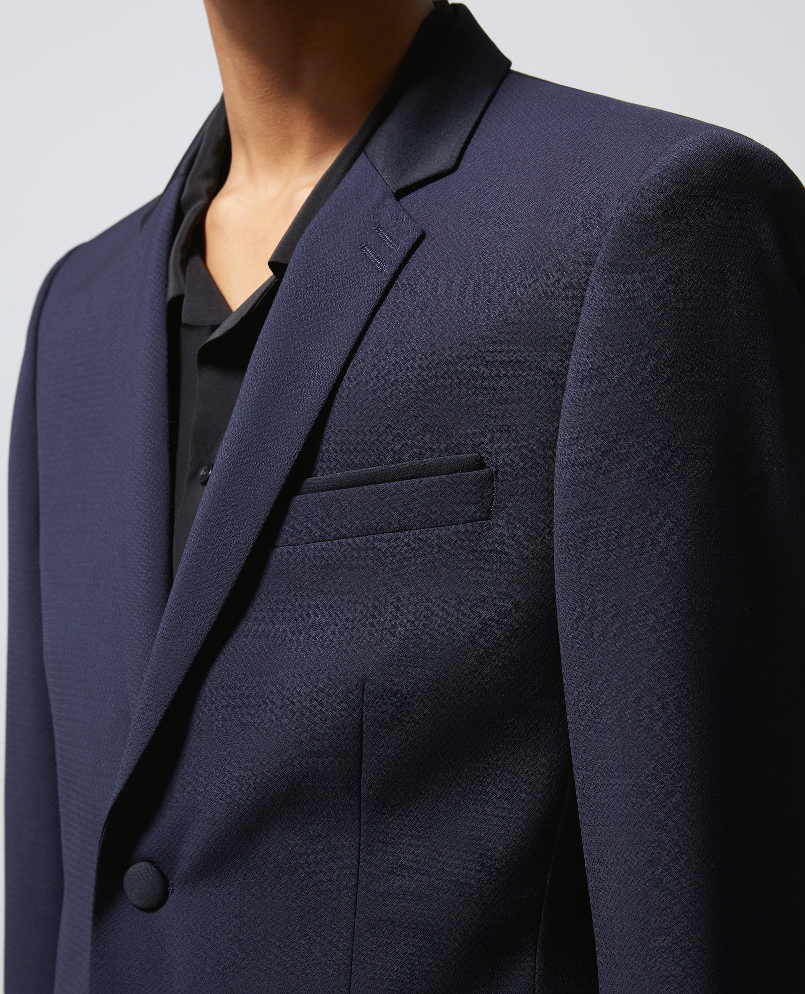 Formal Jacket With Shawl Lapel | Men | Navy Blue