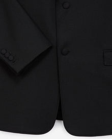 Jacket With Covered Buttons | Men | Black