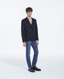 Double Breasted Blazer | Men | Navy