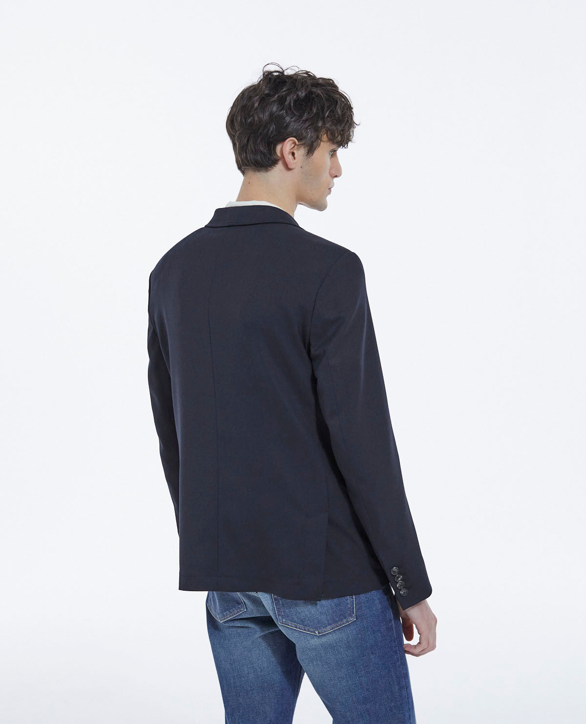 Double Breasted Blazer | Men | Navy