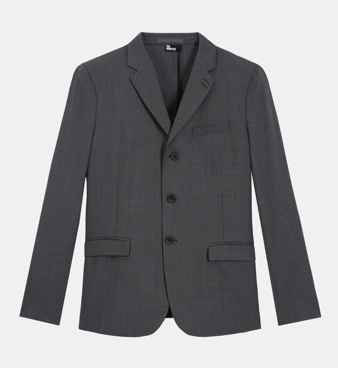 Gray Wool Suit Jacket | Men | Grey