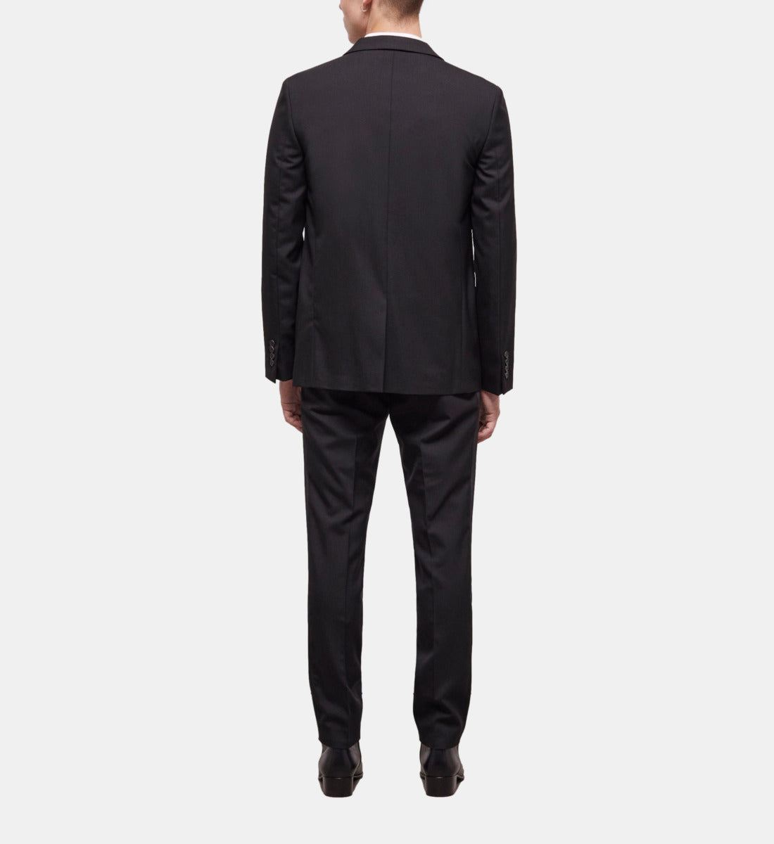 Wool Suit Jacket | Men | Black